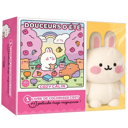 Coffret Cozy + Peluche Lapin