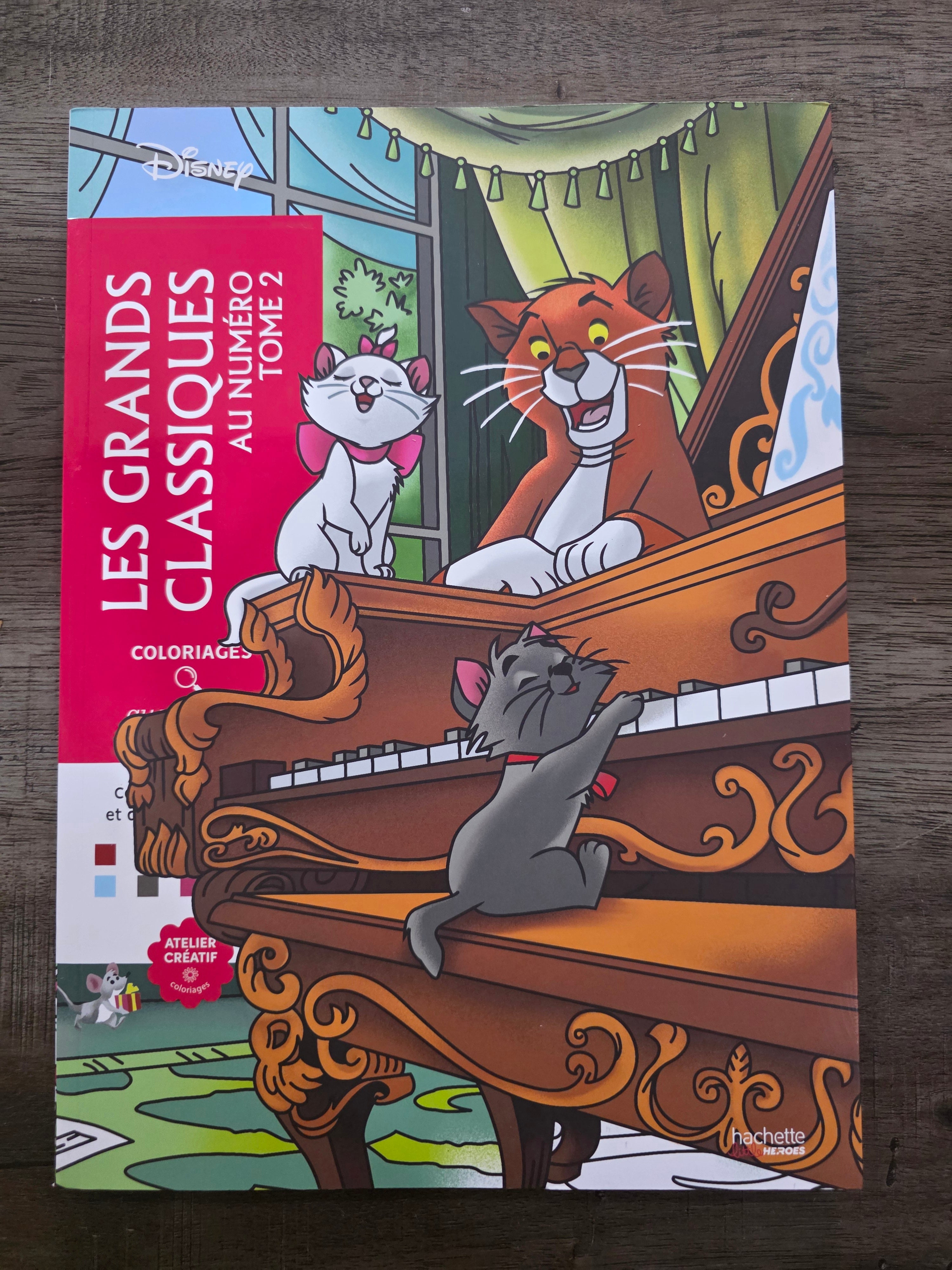Livre de coloriage mystère les grands classiques au neméro tome 2 - coloriage mystère